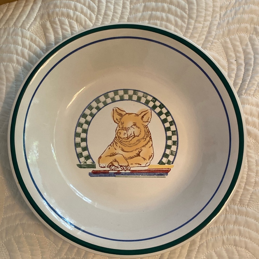 Century stoneware pig